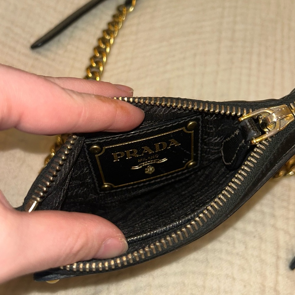 Prada Tessuto Oro Crossbody Bag - Picture 5 of 5